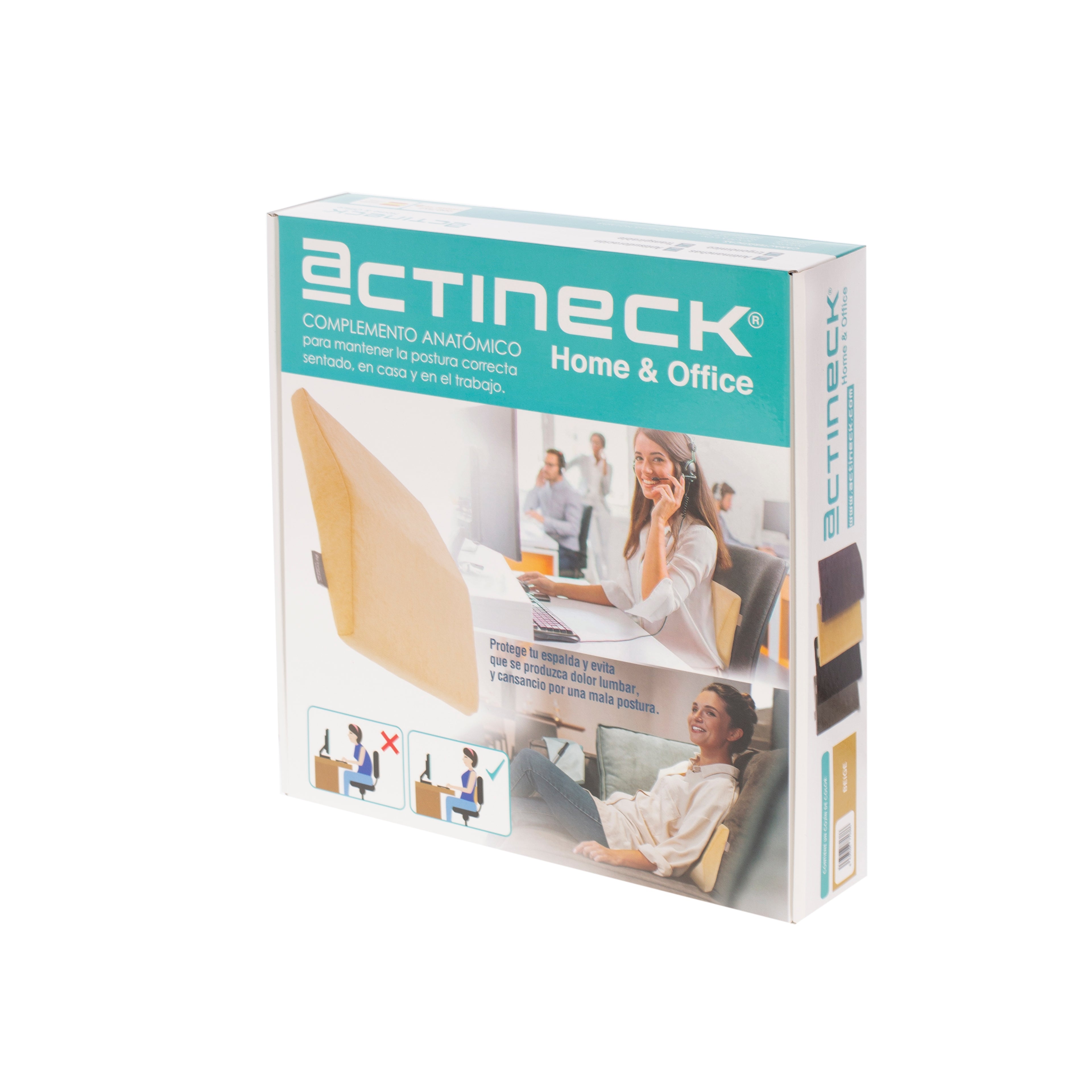 Actineck Lumbar Home & Office - Almohada Lumbar Para Casa