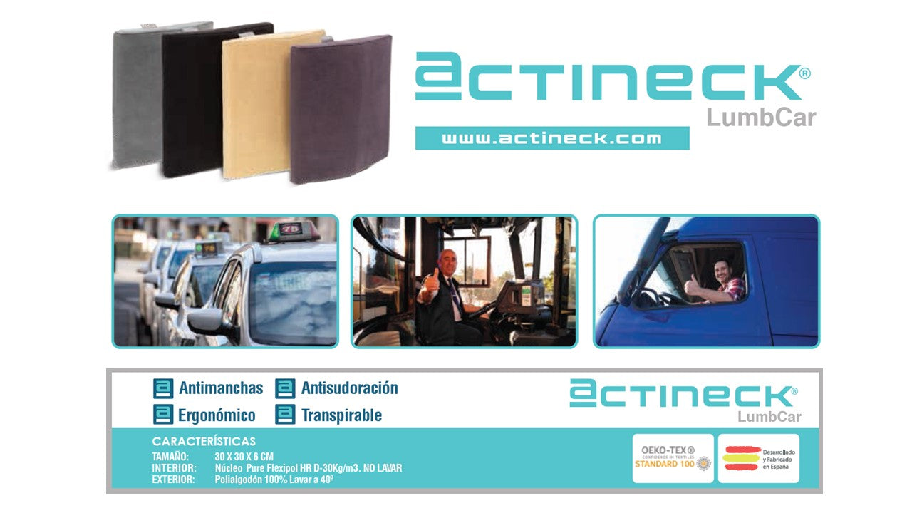 Actineck LumbCar - Almohada Lumbar para vehículos